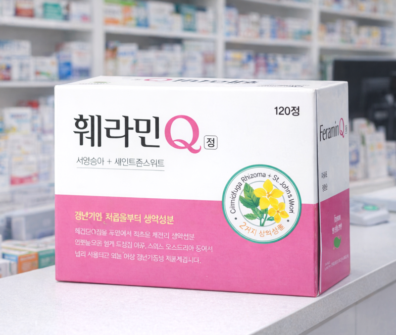 훼라민Q 가격 성분 효능 훼라민큐 여성 갱년기 약 복용 주의사항