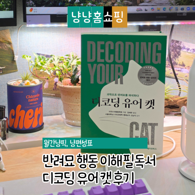  고양이책 추천 반려묘 행동 이해 고양이언어 배우는 필독서 디코딩 유어 캣 후기