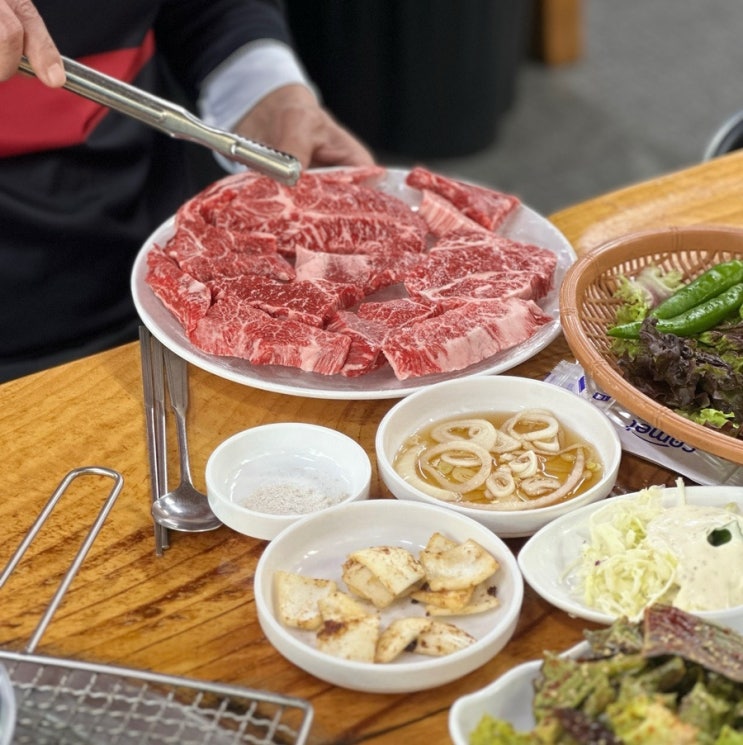  용호정육점 식당, 군포 가성비 소고기 맛집, 군포 당동 맛집 (아기의자 있음)
