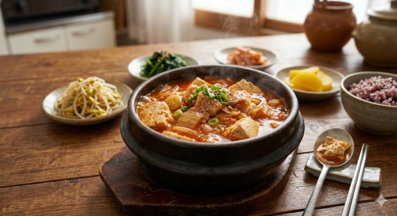 해장에 딱좋은 초간단 두부 김치국 레시피 두부김치국 끓이는 방법