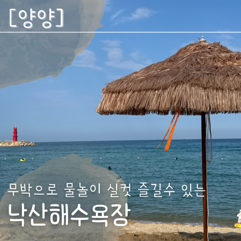 양양 아이들과 당일치기 여행 낙산해수욕장 물놀이 송이닭강정 낙산대게횟집까지 완벽 코스