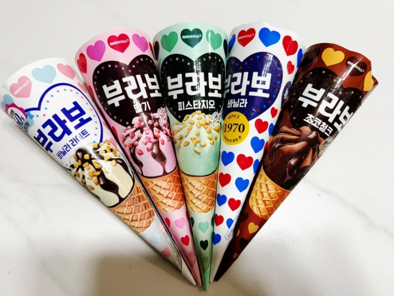 GS25 편의점 아이스크림 부라보콘 3종 9개 9,900원 행사 실화? 부라보콘 덕후가 18개 쓸어온 후기