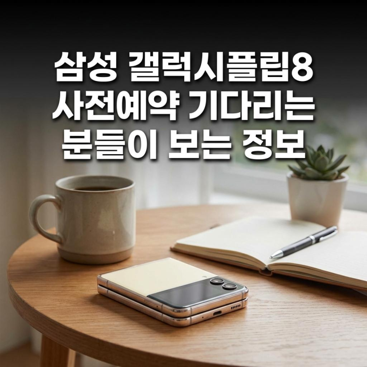  삼성 갤럭시플립8 사전예약 기다리는 분들이 보는 정보