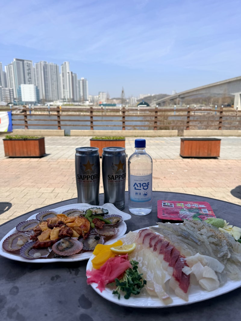 인천 검암역 아라뱃길 서해5도 수산물 복합센터 야장 명소 다녀온 후기