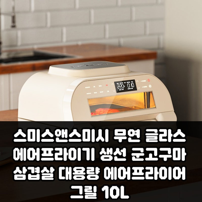 스미스앤스미시 무연 글라스 에어프라이기 오븐급 고르는법