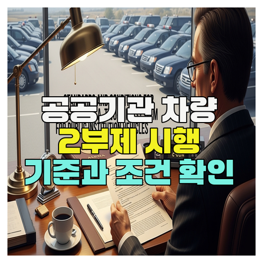  공공기관 차량 2부제 시행 기준과 조건 확인