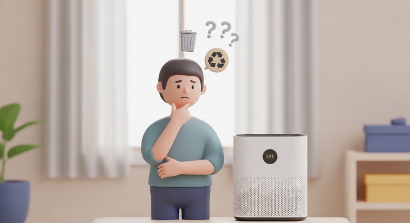 공기청정기 버리는 법 고민 끝! 필터 분리배출부터 무료 수거 신청까지
