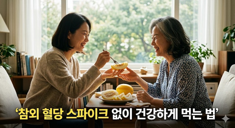 참외 혈당 걱정 없이, 당뇨 있어도 맘 편히 먹는 비법 3가지