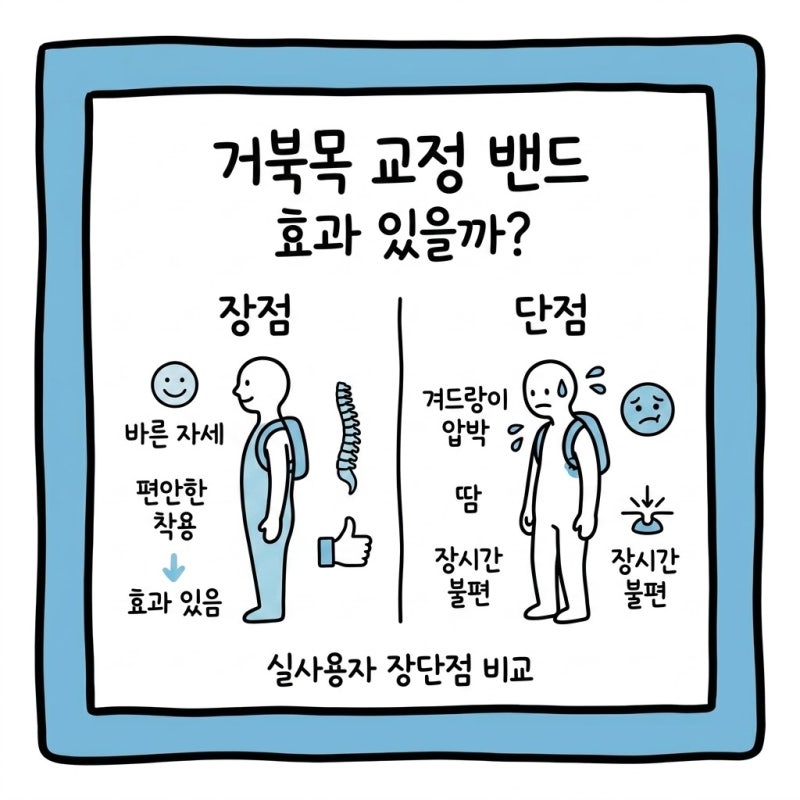 거북목 교정 밴드 효과 있을까 실사용자가 말하는 장단점 비교