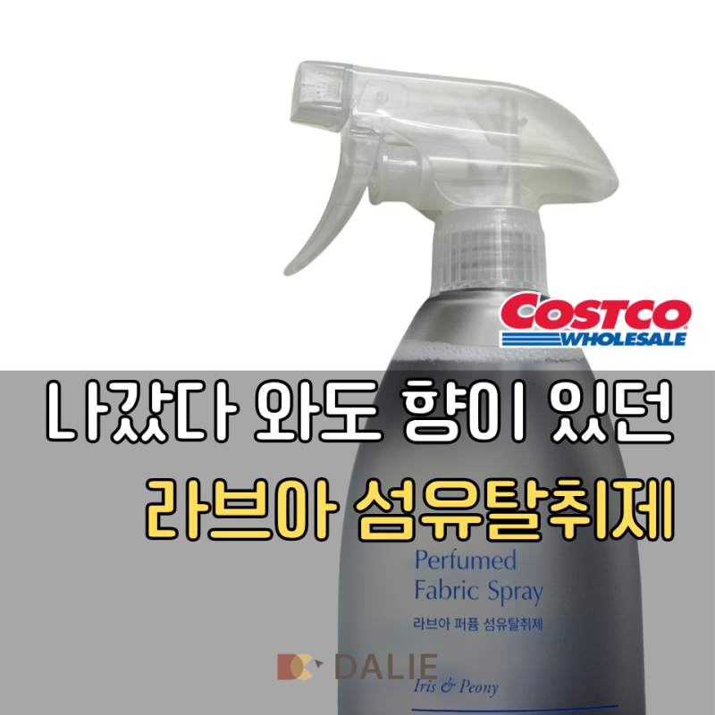 "향 꽤 오래가요!" 코스트코 탈취제 추천템, 라브아 섬유탈취제