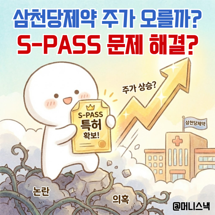삼천당제약 주가 드디어 오를까? 논란의 S-PASS 특허 확보 소식