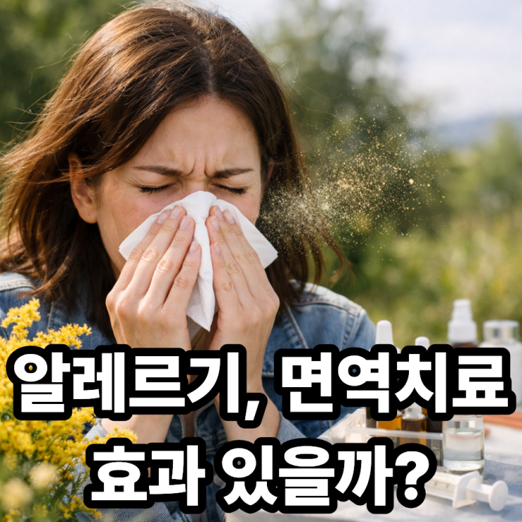  꽃가루 알레르기 면역치료 효과와 기간 정리 