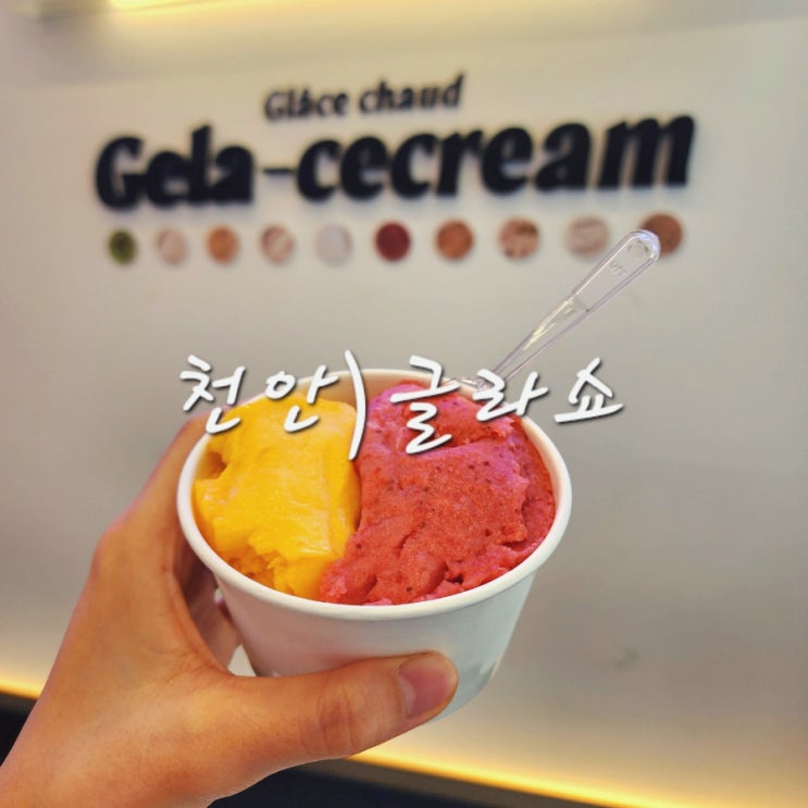  천안 불당동 디저트 맛집 글라쇼 수제 아이스크림 전문점에서 먹어본 4가지 맛