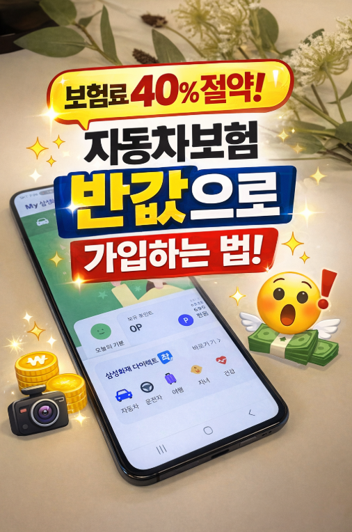 2026 삼성화재 다이렉트 자동차보험 할인 총정리, 모르면 손해