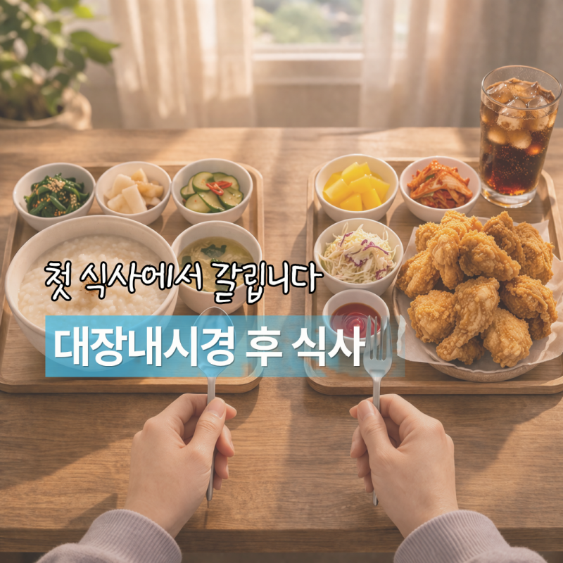 “의외로 이건 피해야 합니다…” 대장내시경 후 식사, 용종제거 후 추천 메뉴