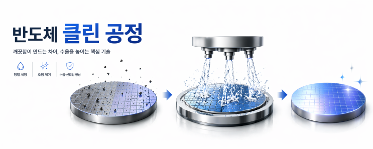  [반도체 기초] 세정 공정이란?