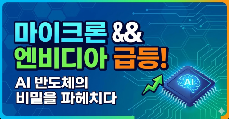  "마이크론, 9.7% 급등"... 엔비디아도 AI 모멘텀 이어가는 비결