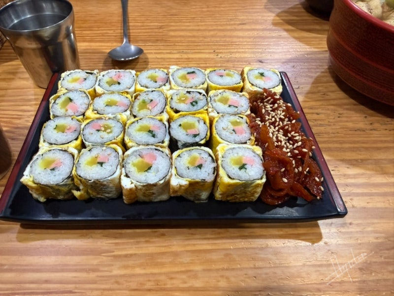 [안양 10] 북한 출신 사장님의 장수계란말이 김밥