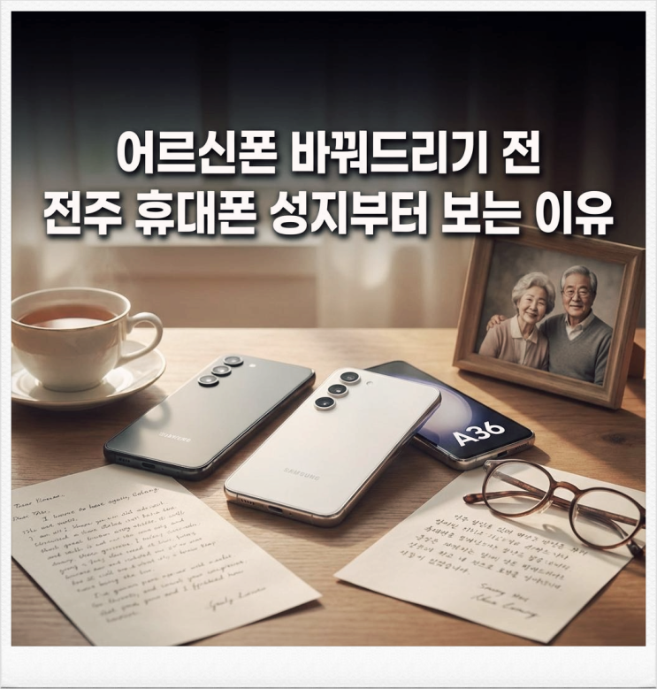  어르신폰 바꿔드리기 전 전주 휴대폰 성지부터 보는 이유