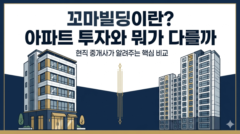 꼬마빌딩이란? 아파트 투자와 뭐가 다를까