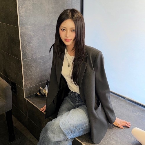  로엠 가디건 슬랙스 제로스트릿 자켓 출근룩 코디 후기