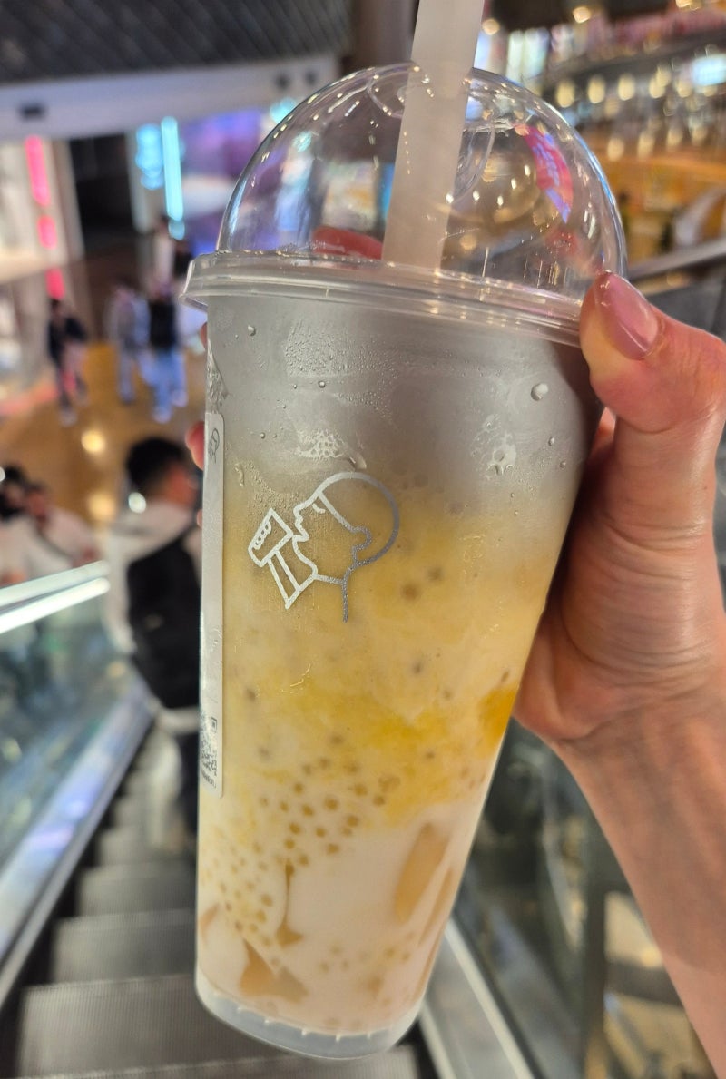 상하이 헤이티 HEYTEA 정대광장점 망고 메뉴 추천 고덕지도 위치 가격 알리페이 주문하는 방법
