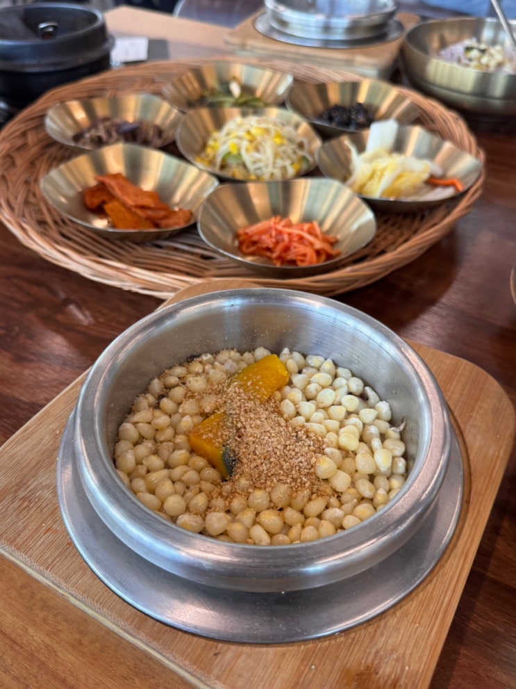  세종 한식맛집 갓솥 세종점, 옥수수솥밥 비주얼 미쳤다