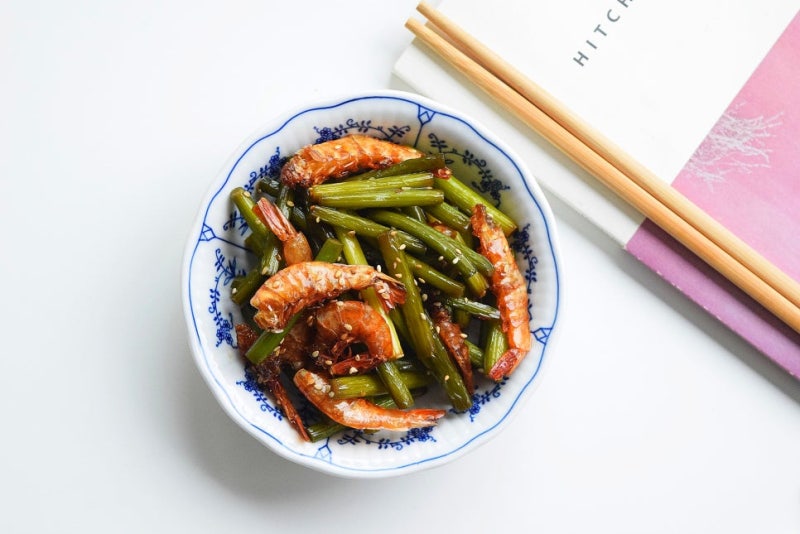 건새우 마늘쫑볶음 요즘 반찬거리 마늘쫑새우볶음 마늘쫑조림 건새우볶음 레시피
