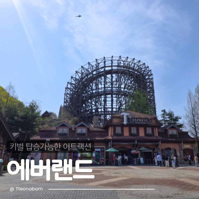 에버랜드 놀이기구 종류 키별 탑승 가능한 어트랙션 동선 공략까지
