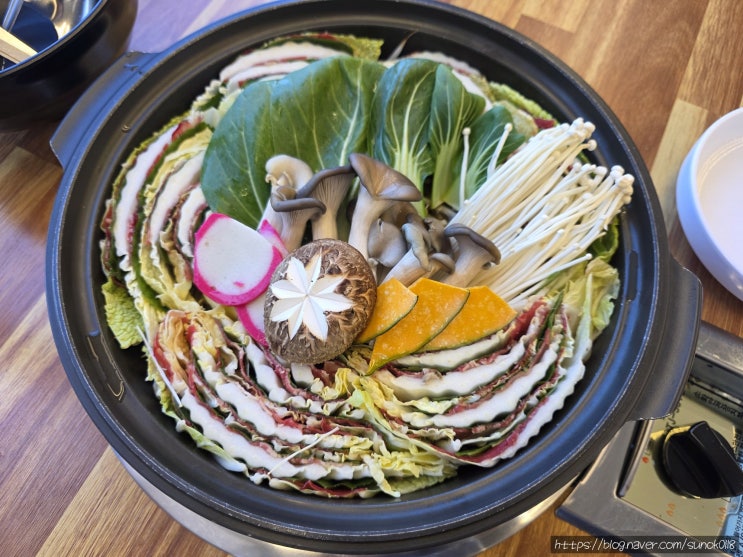  고양시맛집 홍대스앤샤 밀푀유나베 오징어짬뽕 코스