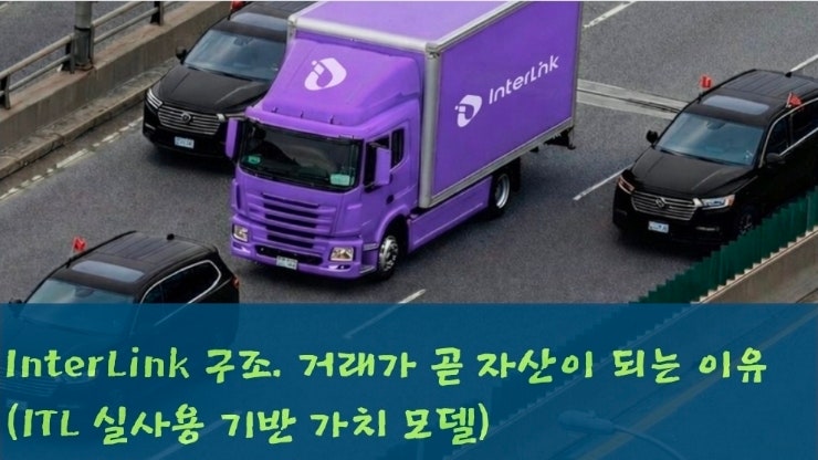  InterLink 구조. 거래가 곧 자산이 되는 이유 (ITL 실사용 기반 가치 모델)