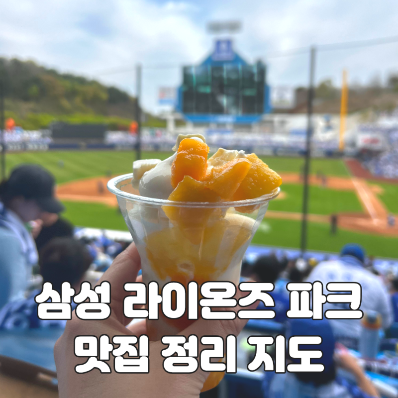 삼성라이온즈파크 맛집 총정리 지도 : 식당 위치 후기