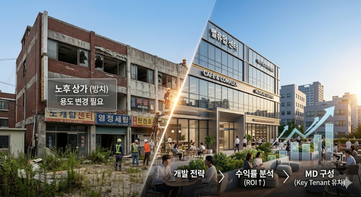  낡은 상가·공장 낙찰받아 가치 2배 올리는 실전 '부동산 밸류업(Value-up)' 개발 전략