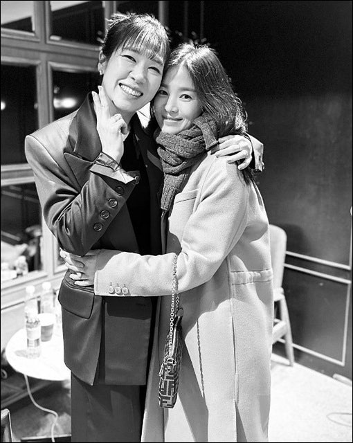 송혜교, 염혜란 영화 내 이름은 VIP 시사회 참석 "혜란 언니 최고"