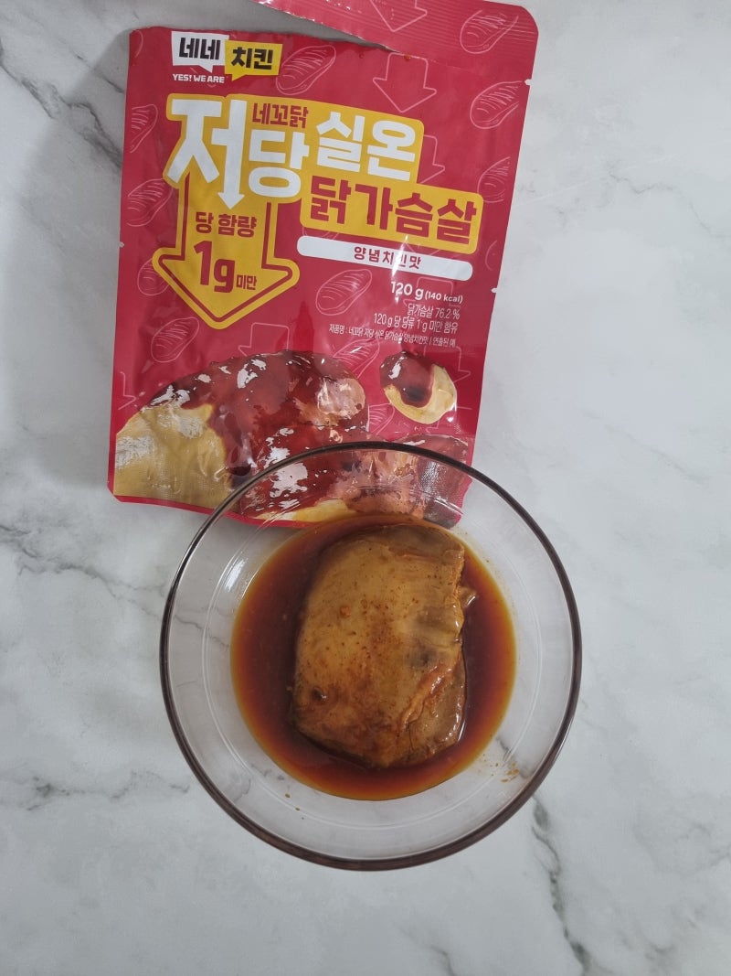 실온 보관 닭가슴살 네꼬닭 저당 닭가슴살 양념치킨맛 후기