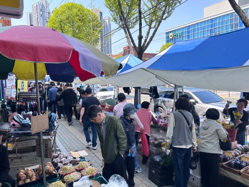 대구 화원시장 5일장 열리는 시장 먹거리 , 주차장 안내