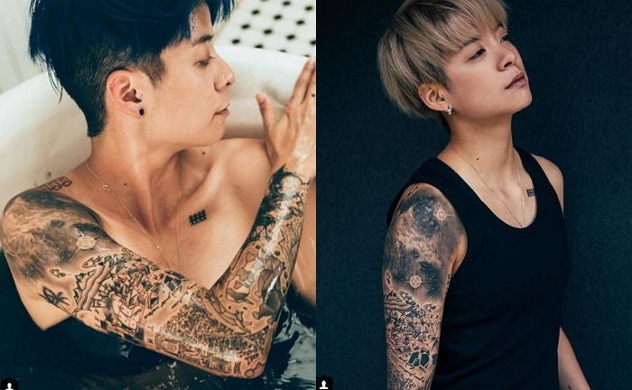 에프엑스 엠버 LA 근황, 팔뚝 뒤덮은 파격 문신+차현승과 찐친 케미