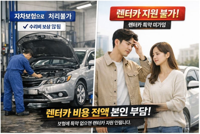자동차보험 '자차'로 고장 수리 안 되는 이유! 보험 전문가 팩트 체크