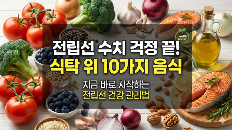 40대이상 남성이라면 꼭 알아야 하는 전립선에 좋은 음식 10가지