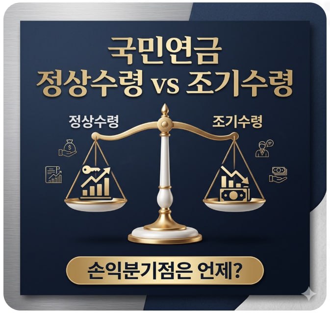  국민연금 정상수령 vs 조기수령, 손익분기점은 언제?