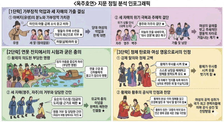  2026년 3월 고1 [36~39번] 작자미상(옥주호연) 핵심정리&변형문제 [우만동CMA국어영어학원]