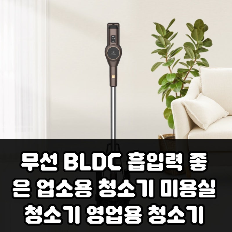 미용실사장님이 찾는 무선BLDC 흡입력좋은 업소용청소기 추천