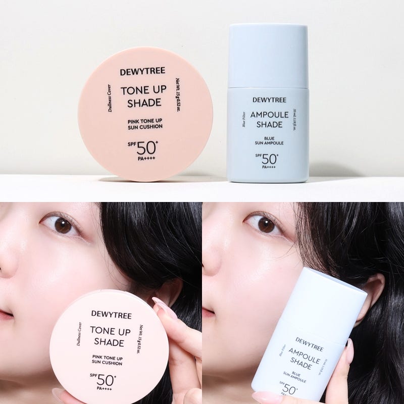 다이소 화장품 추천템 듀이트리 선쿠션 & 톤업 선크림