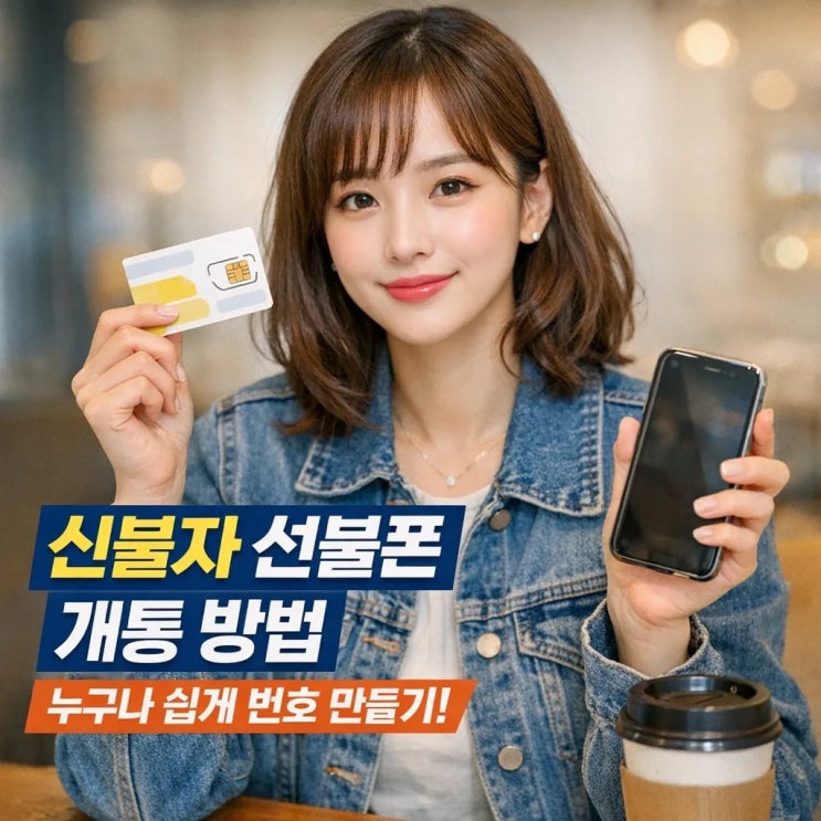  신불자 선불폰 개통 신용불량자 휴대폰 번호 만드는 방법(개념 정리)
