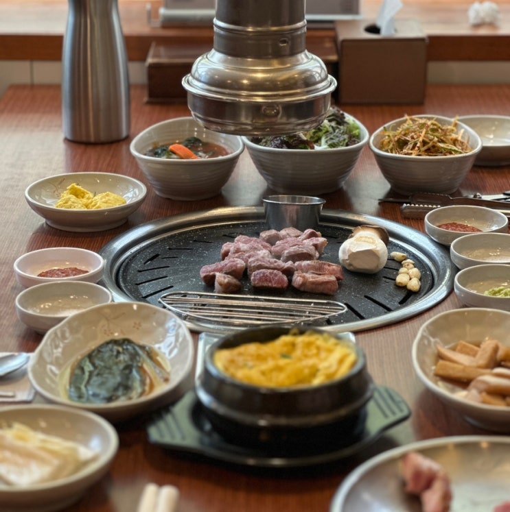  촌놈집 관양점 안양 평촌 삼겹살 맛집, 키즈카페있는 고기집 (아기의자 있음)