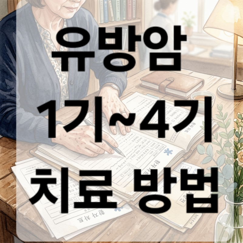 유방암 1기에서 4기, 항암치료 목표 및 방향 알아보기