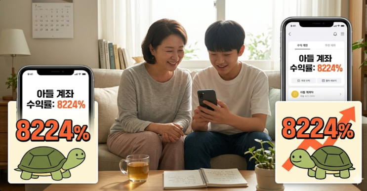  "아들 수익률 8224% 만들었다" 40억 파이어족 엄마가 고른 존버 종목은?