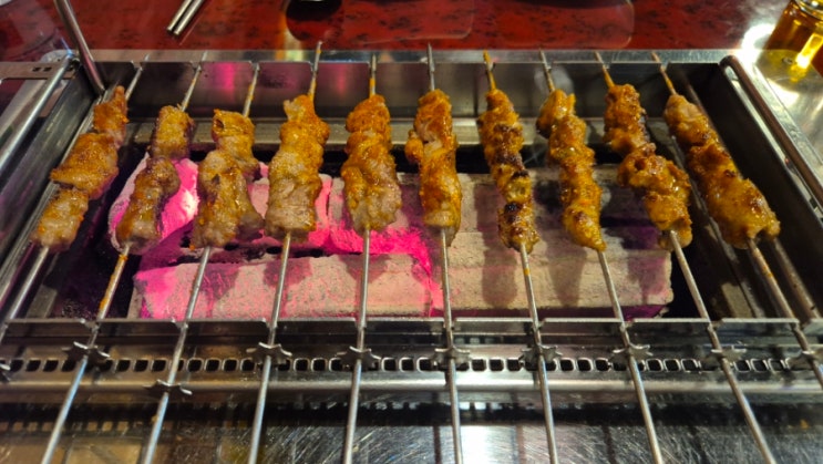  강남역 양꼬치 맛집 일품각 역삼동점 솔직후기 어향육슬 옥수수면까지