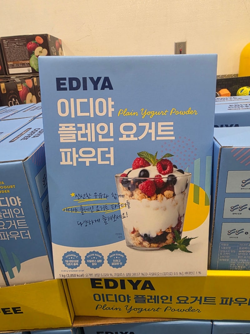 코스트코 이디야 요거트 파우더 1kg 가격 실화? 집에서 카페 요거트 만드는 방법 후기