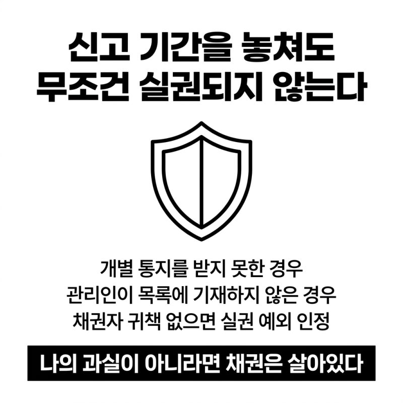 채권 목록 누락, 관리인 과실이면 실권 안 된다 관련 이미지 3